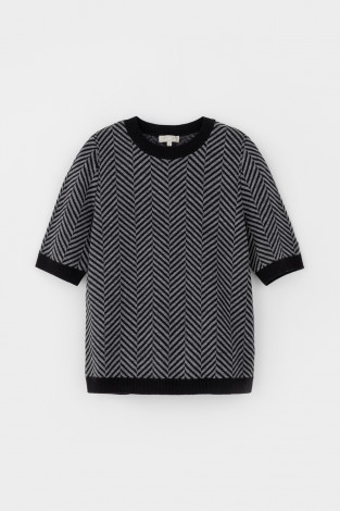 Джемперы женские для мам, артикул: ЕВ 30104/24ш, цвет: черный - 2 фото