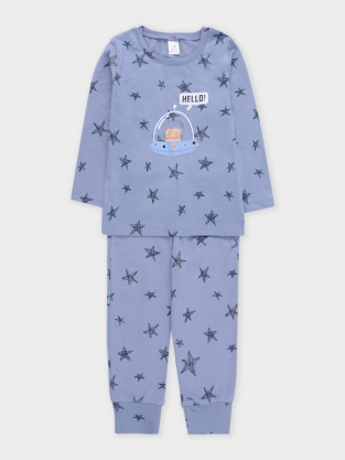 Пижама для мальчика, артикул: К 1637, цвет: голубой - 2 фото
