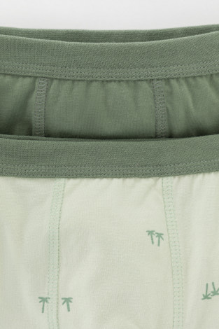 Трусы для мальчика, артикул: К 1980-2уп, цвет: зеленый - 2 фото