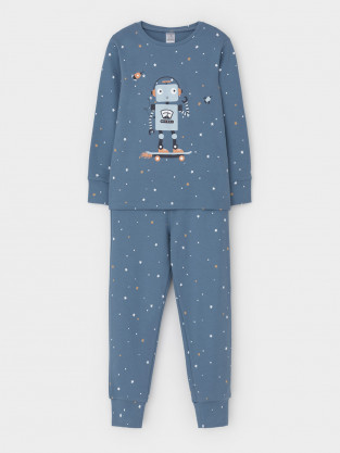 Пижама для мальчика, артикул: К 1621, цвет: синий - 2 фото
