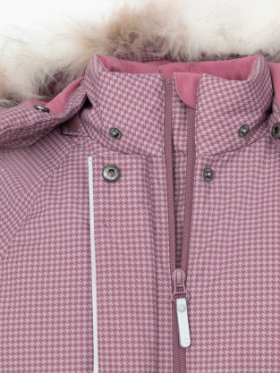 Куртка для девочки, артикул: ВК 38124/н/1 ГР, цвет: розовый - 2 фото