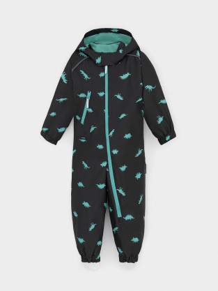 Комбинезоны утепленные для мальчика, артикул: ВК 60088/н/19 Ал, цвет: черный3 - 2 фото