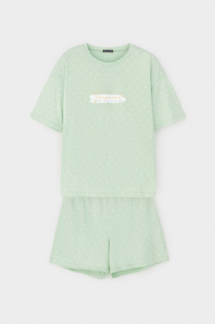 Комплекты для дома для мам, артикул: Е 20143, цвет: зеленый - 2 фото