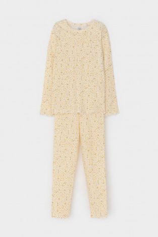 Пижама для девочки, артикул: К 1618, цвет: желтый - 2 фото