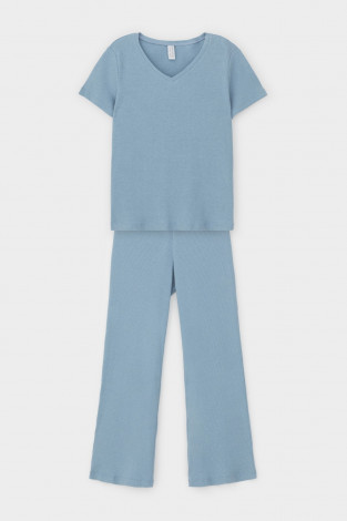 Комплекты для дома для мам, артикул: Е 20133, цвет: голубой - 2 фото