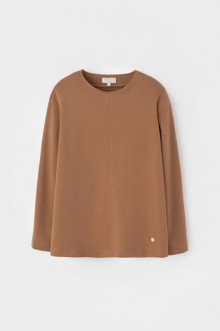 Джемперы женские для мам, артикул: ЕВТ 3163, цвет: коричневый - 2 фото