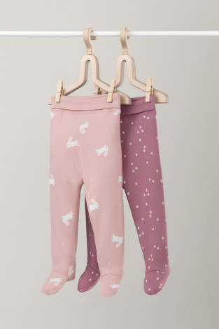 Ползунки для новорожденных, артикул: К 400220-2уп, цвет: розовый - 2 фото