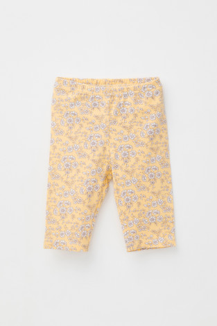 Лосины для девочки, артикул: КР 4321, цвет: желтый - 2 фото