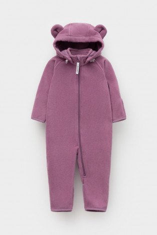 Комбинезон для девочки, артикул: ФЛ 60007/4 ГР, цвет: фиолетовый - 2 фото