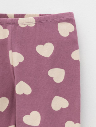 Лосины для девочки, артикул: КР 4321, цвет: бордовый - 2 фото