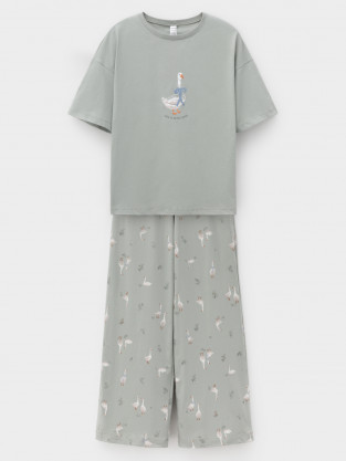 Комплекты для дома для мам, артикул: МП 20209, цвет: зеленый - 2 фото