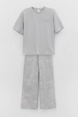 Комплекты для дома для мам, артикул: Е 20113, цвет: светло-серый5 - 2 фото