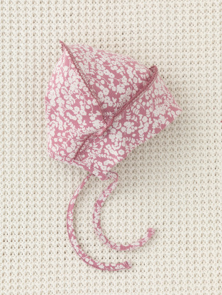 Шапочка ясельная для новорожденных, артикул: К 8176, цвет: розовый - 2 фото