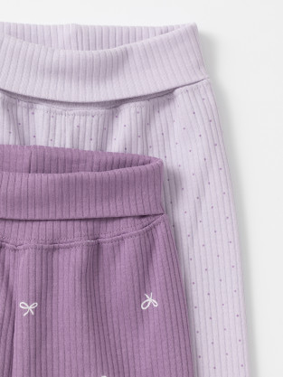 Брюки для новорожденных, артикул: К 400715-2уп, цвет: фиолетовый - 2 фото
