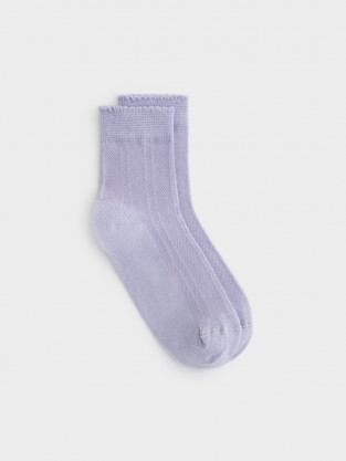 Носки для девочки, артикул: К 9702/1 АТ, цвет: бордовый - 2 фото