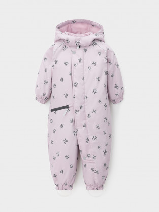 Комбинезоны утепленные для девочки, артикул: ВК 60134/н/2 Ал, цвет: фиолетовый - 2 фото