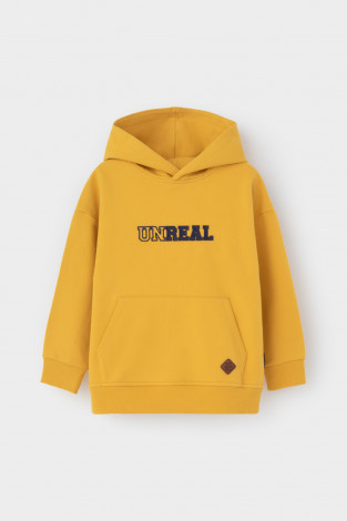 Толстовки для мальчика, артикул: КР 302596, цвет: горчица - 2 фото