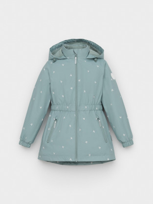 Куртка для девочки, артикул: ВК 32123/н/4 УЗГ, цвет: зеленый - 2 фото