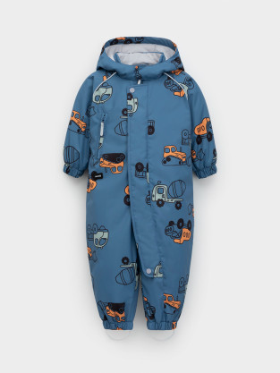 Комбинезоны утепленные для мальчика, артикул: ВК 60085/н/80 Ал, цвет: синий - 2 фото