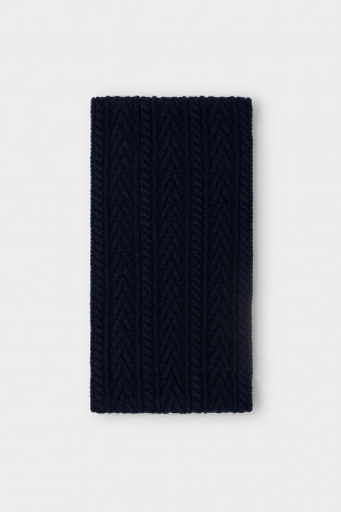 Шарф для мальчика, артикул: КВ 15007/ш, цвет: синий - 2 фото