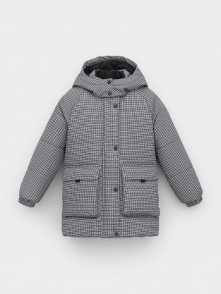Куртка для девочки, артикул: ВК 38129/н/1 УЗГ, цвет: серый - 2 фото