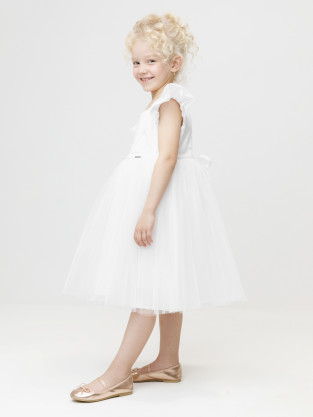 Платье для девочки, артикул: 52098(4056), цвет: белый - 2 фото