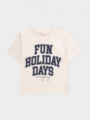 Футболка для мальчика, артикул: КР 303045, цвет: сахар - 2 фото