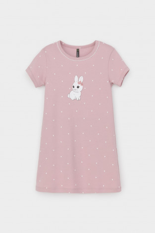Ночная сорочка для девочки, артикул: К 1155, цвет: розовый - 2 фото
