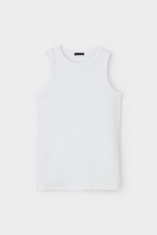 Майки женские для мам, артикул: ЕВТ 3296, цвет: белый - 2 фото