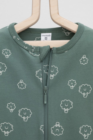 Комбинезон для новорожденных, артикул: К 6192, цвет: зеленый - 2 фото