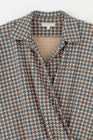 Платья женские для мам, артикул: ЕВТ 5060, цвет: бежевый - 2 фото