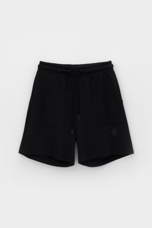 Шорты женские для мам, артикул: ЕВТ 4080, цвет: черный - 2 фото