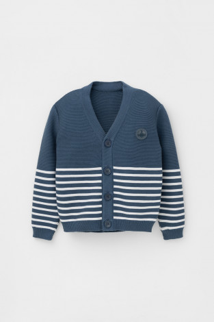 Жакет для мальчика, артикул: КВ 30153, цвет: синий - 2 фото