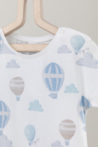 Боди для новорожденных, артикул: К 6294, цвет: сахар - 2 фото