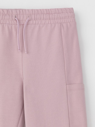 Брюки для девочки, артикул: КР 400783-1, цвет: розовый - 2 фото