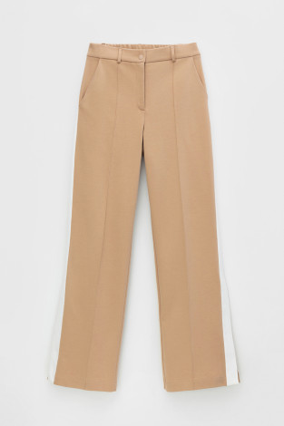 Брюки женские для мам, артикул: ЕВТ 4083, цвет: бежевый - 2 фото