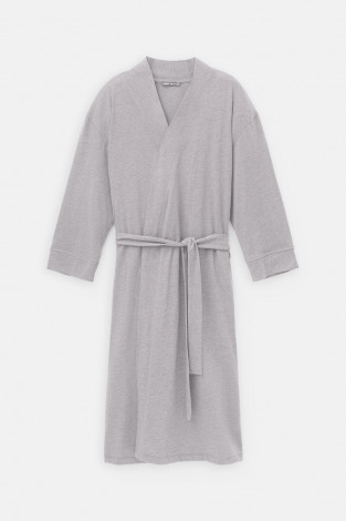 Халаты женские для мам, артикул: Е 50018, цвет: светло-серый5 - 2 фото