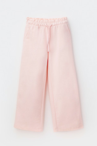 Брюки для девочки, артикул: КР 400689, цвет: светло-розовый - 2 фото
