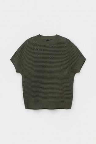 Джемперы женские для мам, артикул: ЕВ 30163, цвет: зеленый - 2 фото