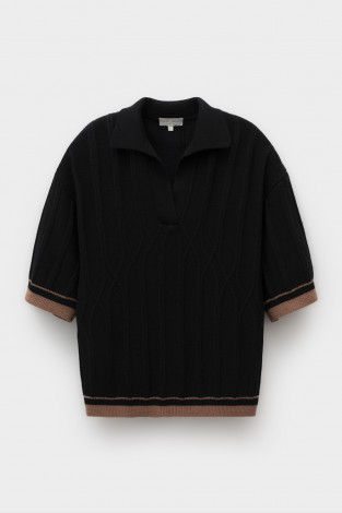 Джемперы женские для мам, артикул: ЕВ 30224/ш, цвет: черный - 2 фото