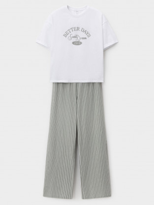 Комплекты для дома для мам, артикул: МП 20251, цвет: белый - 2 фото