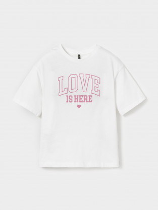 Футболка для девочки, артикул: КР 303016, цвет: сахар - 2 фото