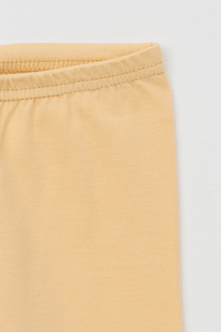 Лосины для девочки, артикул: КР 4321, цвет: желтый - 2 фото