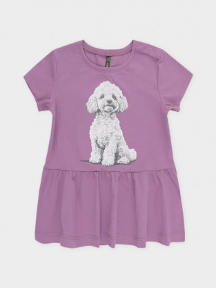 Блузка для девочки, артикул: КР 302881, цвет: фиолетовый - 2 фото