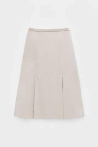 Юбки женские для мам, артикул: ЕВТ 7015, цвет: бежевый - 2 фото