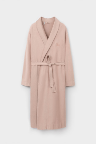 Халаты женские для мам, артикул: Е 50029, цвет: коричневый - 2 фото