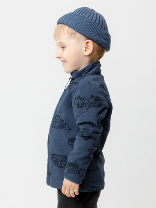 Куртка для мальчика, артикул: ФЛ 34025-1/н/47 ГР, цвет: синий - 2 фото