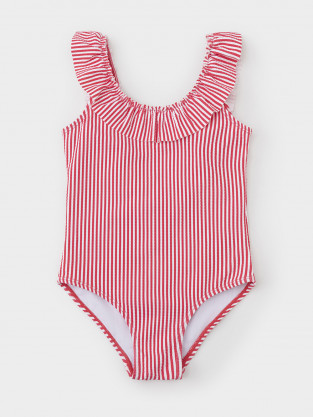 Купальник для девочки, артикул: ТК 16028/1н ФВ, цвет: розовый - 2 фото