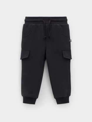 Брюки для мальчика, артикул: КР 400853, цвет: темно-серый - 2 фото