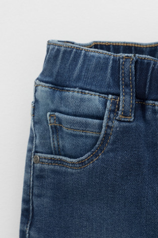 Брюки для девочки, артикул: ТК 46139/1 ВСТ, цвет: синий - 2 фото